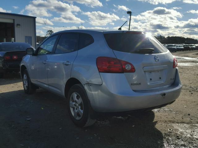 JN8AS58VX9W187354 - 2009 NISSAN ROGUE S SILVER photo 3