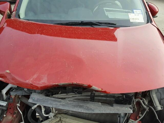 3N1CN7AP9FL853322 - 2015 NISSAN VERSA S RED photo 7