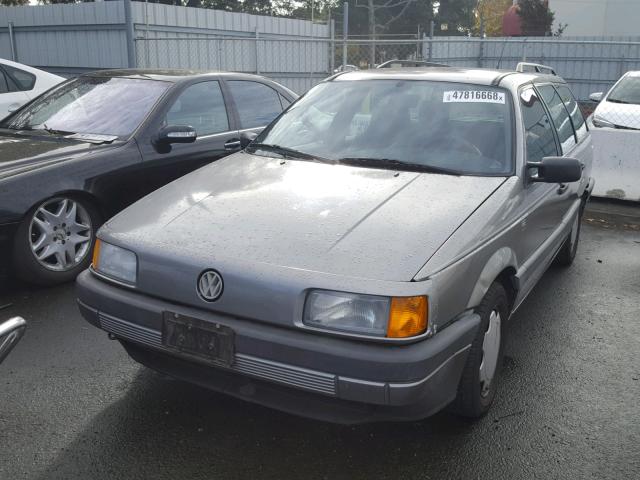 WVWGB4310ME013473 - 1991 VOLKSWAGEN PASSAT GL GRAY photo 2