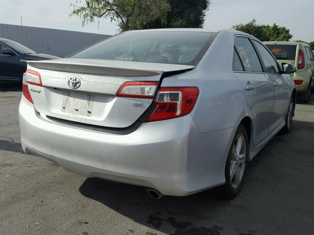 4T1BF1FK2EU421462 - 2014 TOYOTA CAMRY L SILVER photo 4