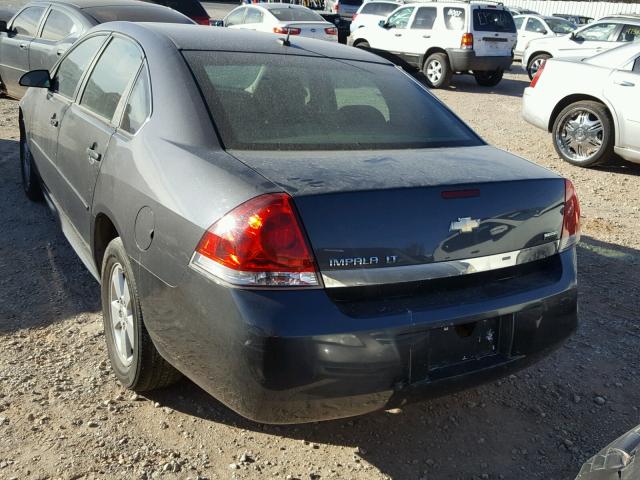 2G1WB5EK1A1169597 - 2010 CHEVROLET IMPALA LT CHARCOAL photo 3