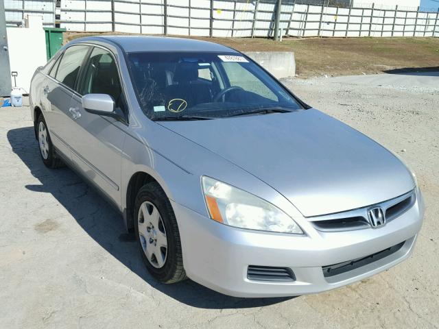 3HGCM56407G704232 - 2007 HONDA ACCORD LX SILVER photo 1