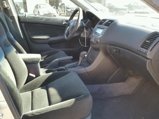 3HGCM56407G704232 - 2007 HONDA ACCORD LX SILVER photo 5