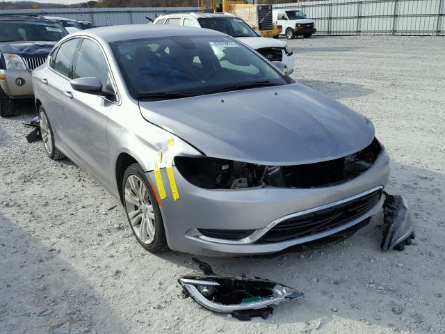 1C3CCCAB8FN642634 - 2015 CHRYSLER 200 LIMITE SILVER photo 1