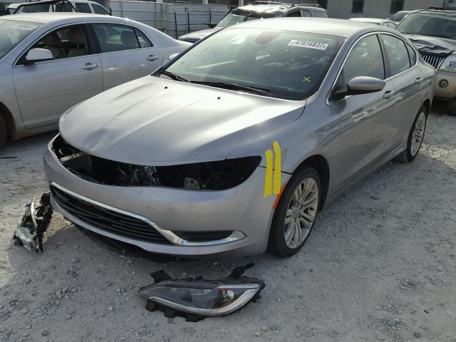 1C3CCCAB8FN642634 - 2015 CHRYSLER 200 LIMITE SILVER photo 2