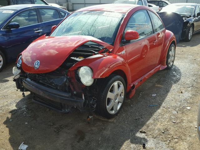 3VWCA21C5XM407041 - 1999 VOLKSWAGEN NEW BEETLE 红色 照片 2