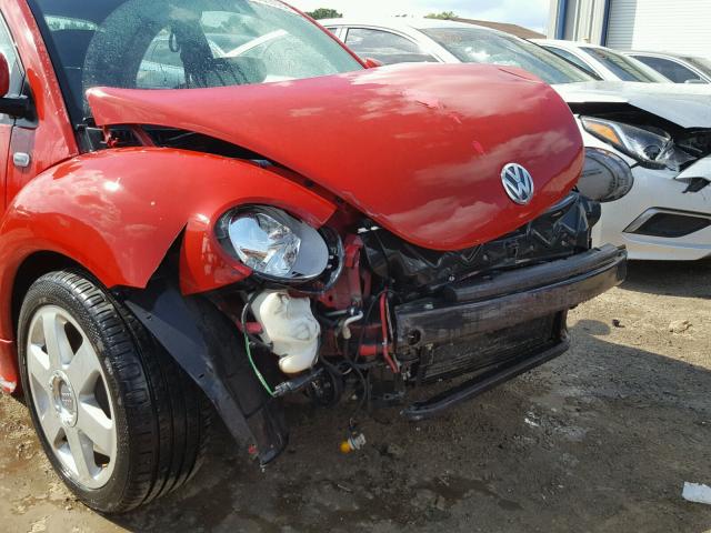 3VWCA21C5XM407041 - 1999 VOLKSWAGEN NEW BEETLE 红色 照片 9