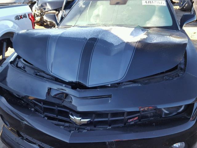 2G1FK1EJ8A9126263 - 2010 CHEVROLET CAMARO SS BLACK photo 7