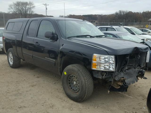 1GCRKSE34BZ241347 - 2011 CHEVROLET SILVERADO BLACK photo 1