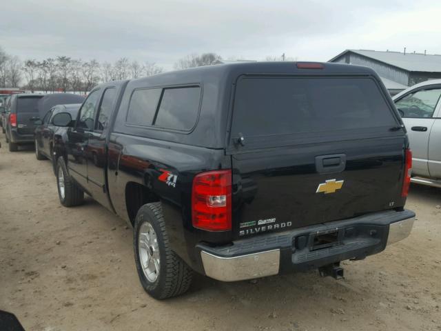 1GCRKSE34BZ241347 - 2011 CHEVROLET SILVERADO BLACK photo 3