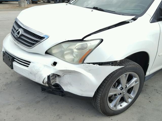 JTJHW31U760022569 - 2006 LEXUS RX 400 WHITE photo 9