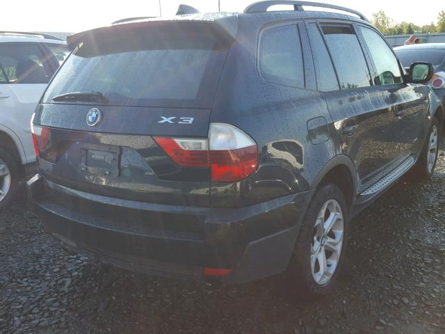 WBXPC9C43AWJ32860 - 2010 BMW X3 XDRIVE3 Schwarz Foto 4