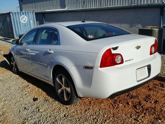 1G1ZC5E19BF184604 - 2011 CHEVROLET MALIBU 1LT WHITE photo 3