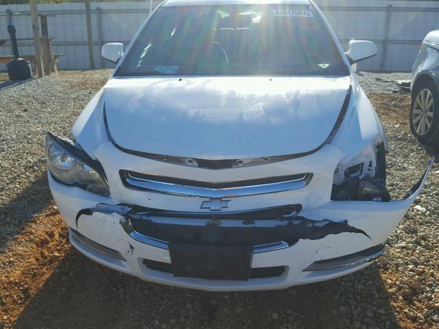 1G1ZC5E19BF184604 - 2011 CHEVROLET MALIBU 1LT 白色 照片 9
