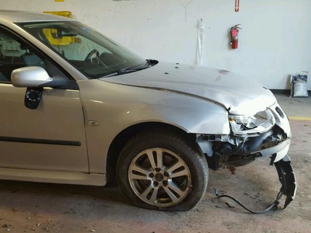 YS3FD59Y071119491 - 2007 SAAB 9-3 2.0T GRAY photo 9