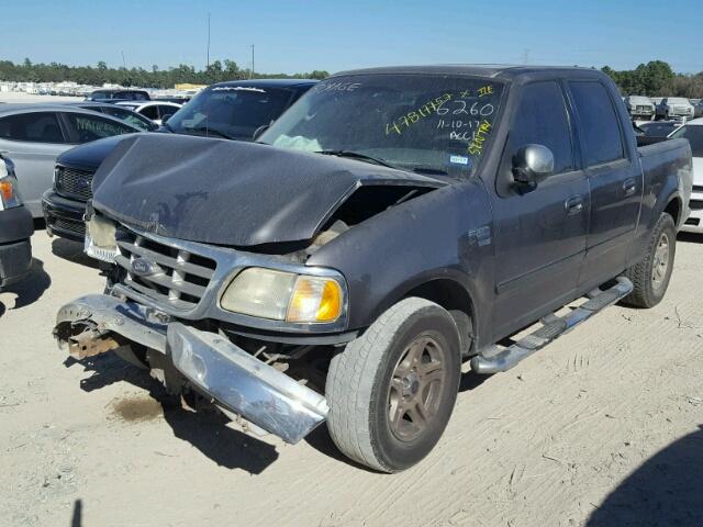 1FTRW07662KD36260 - 2002 FORD F150 SUPER GRAY photo 2