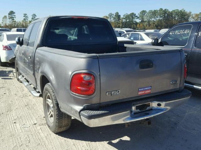 1FTRW07662KD36260 - 2002 FORD F150 SUPER GRAY photo 3