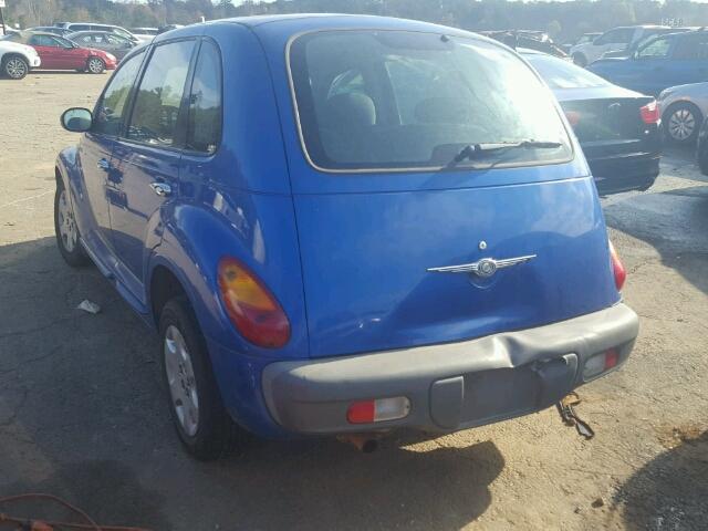 3C4FY48B43T593255 - 2003 CHRYSLER PT CRUISER BLUE photo 3