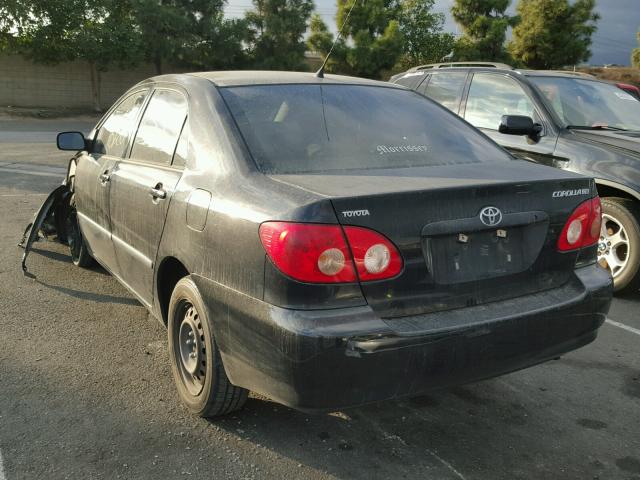 1NXBR32E15Z452219 - 2005 TOYOTA COROLLA CE BLACK photo 3