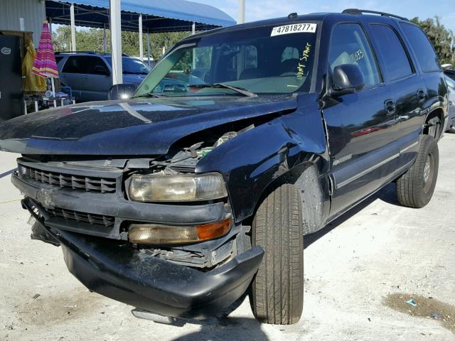 1GNEC13Z73R147971 - 2003 CHEVROLET TAHOE C150 BLACK photo 2