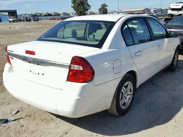 1G1ZS58F47F317545 - 2007 CHEVROLET MALIBU LS WHITE photo 4