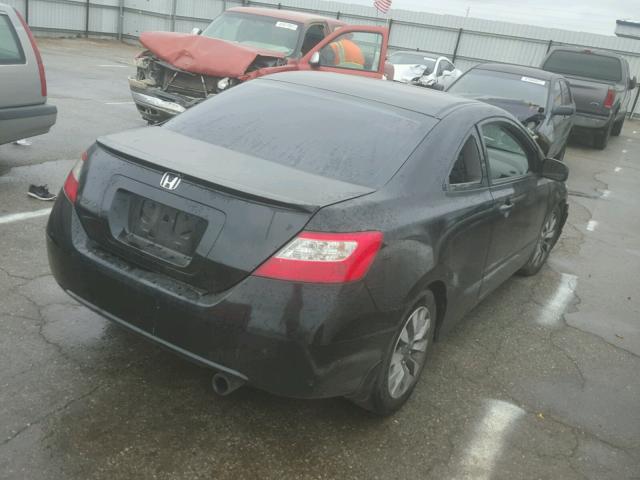 2HGFG12889H503526 - 2009 HONDA CIVIC EX შავი ფოტო 4