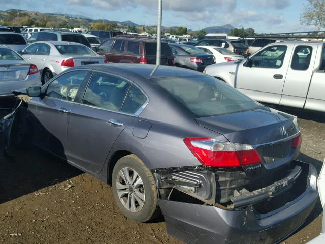 1HGCR2F34FA263497 - 2015 HONDA ACCORD LX CHARCOAL photo 3