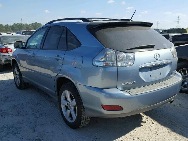 2T2HA31UX6C093610 - 2006 LEXUS RX 330 BLUE photo 3