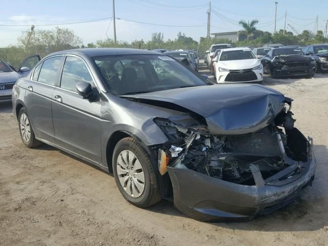 1HGCP26309A166663 - 2009 HONDA ACCORD LX GRAY photo 1