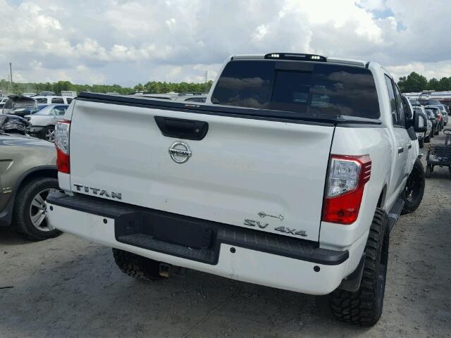 1N6AA1E51JN513786 - 2018 NISSAN TITAN SV WHITE photo 4