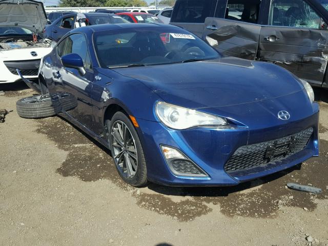 JF1ZNAA10D2727838 - 2013 TOYOTA SCION FR-S BLUE photo 1