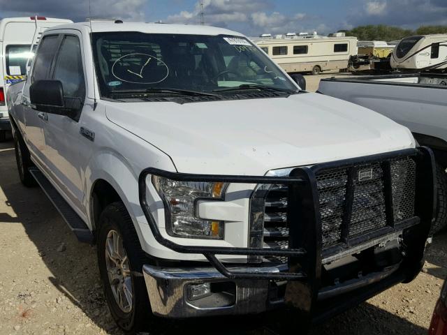 1FTFW1EF7GKD09779 - 2016 FORD F150 SUPER WHITE photo 1