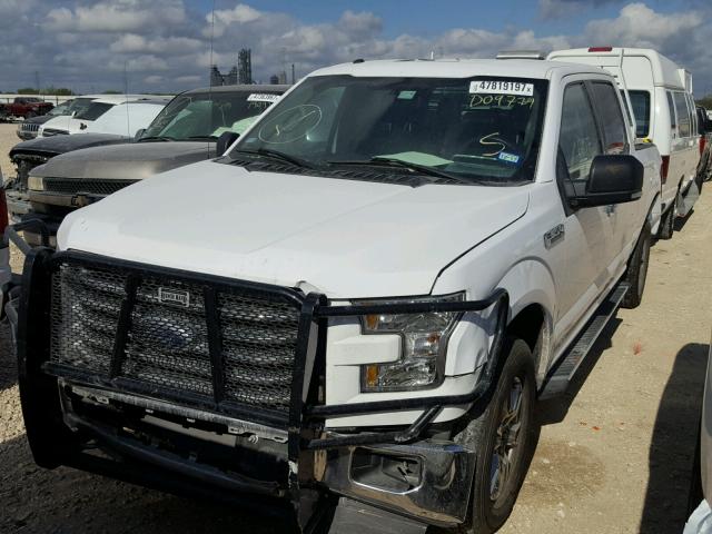 1FTFW1EF7GKD09779 - 2016 FORD F150 SUPER WHITE photo 2