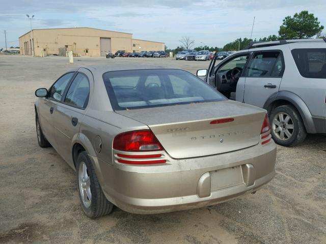 1B3EL36R24N305613 - 2004 DODGE STRATUS SE GOLD photo 3