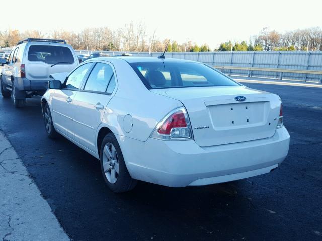 3FAHP07Z99R159993 - 2009 FORD FUSION SE WHITE photo 3