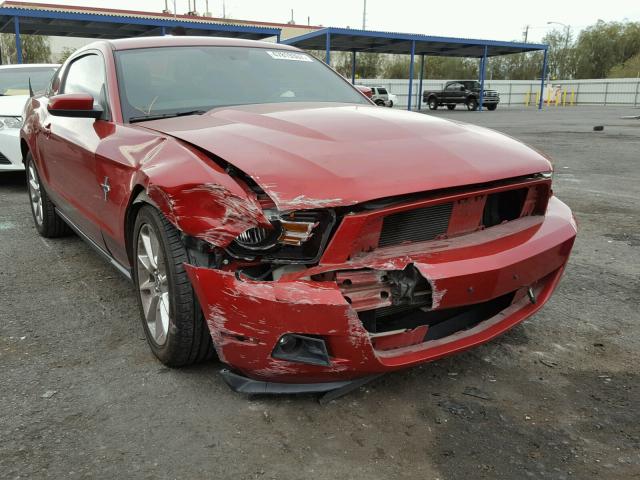 1ZVBP8AN8A5159525 - 2010 FORD MUSTANG RED photo 1