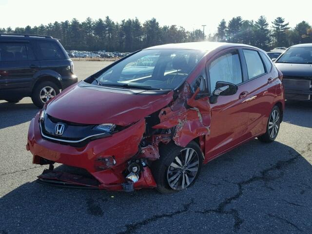 JHMGK5H74GS004606 - 2016 HONDA FIT EX RED photo 2