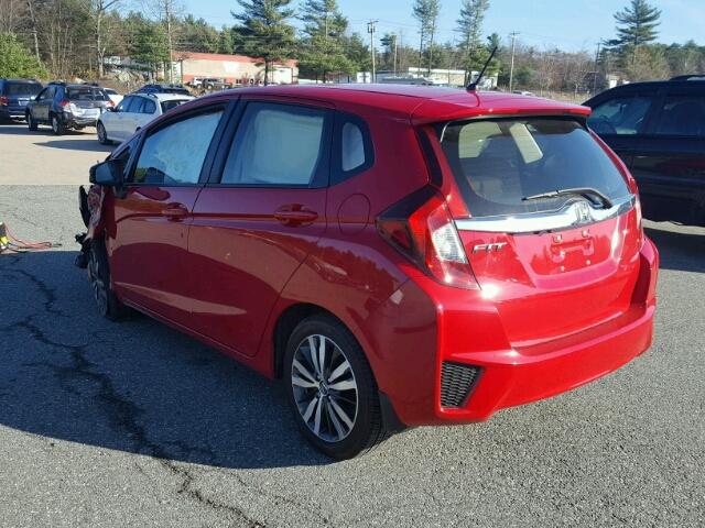 JHMGK5H74GS004606 - 2016 HONDA FIT EX RED photo 3