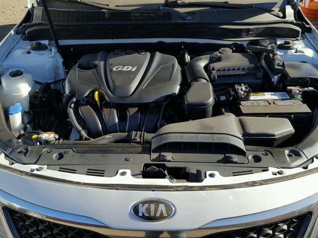 5XXGM4A70DG198184 - 2013 KIA OPTIMA LX WHITE photo 7