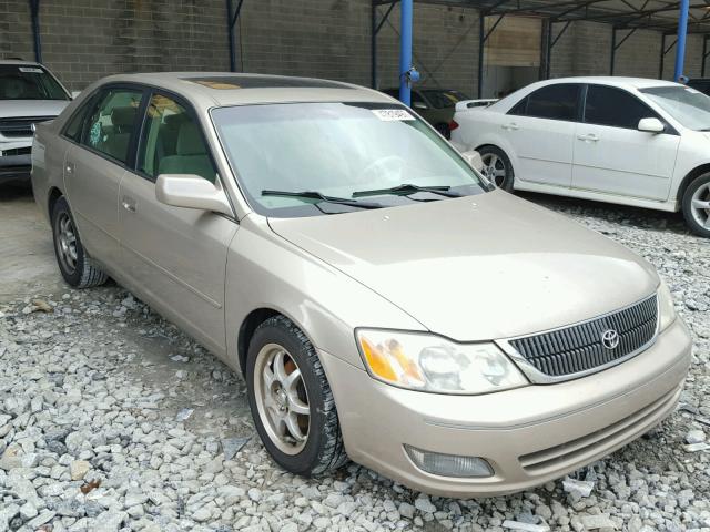 4T1BF28B4YU001886 - 2000 TOYOTA AVALON XL GOLD photo 1