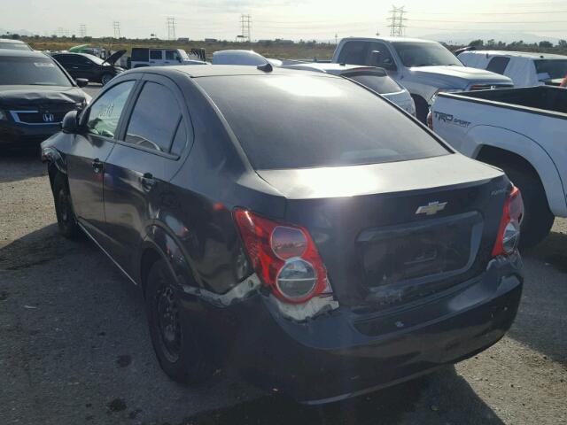 1G1JA5SH9D4241015 - 2013 CHEVROLET SONIC LS BLACK photo 3