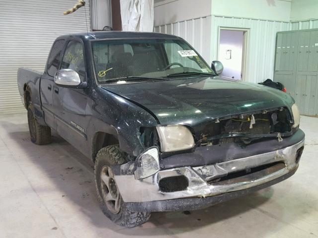 5TBBT44121S175237 - 2001 TOYOTA TUNDRA ACC GREEN photo 1