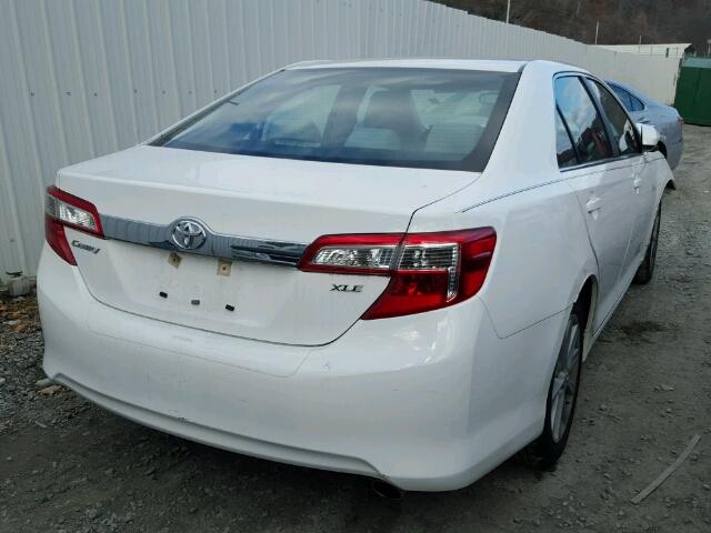 4T4BF1FK1CR249850 - 2012 TOYOTA CAMRY BASE WHITE photo 4