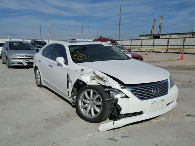 JTHBL46F285076481 - 2008 LEXUS LS 460 WHITE photo 1