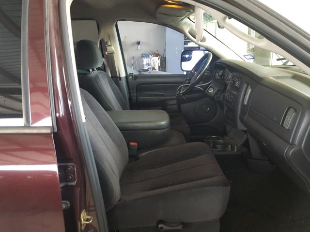 3D7KA28D44G175061 - 2004 DODGE RAM 2500 S MAROON photo 5