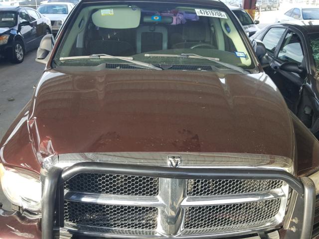 3D7KA28D44G175061 - 2004 DODGE RAM 2500 S MAROON photo 7