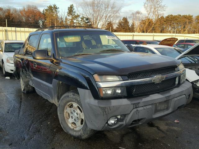 3GNEK12T74G243231 - 2004 CHEVROLET AVALANCHE BLACK photo 1