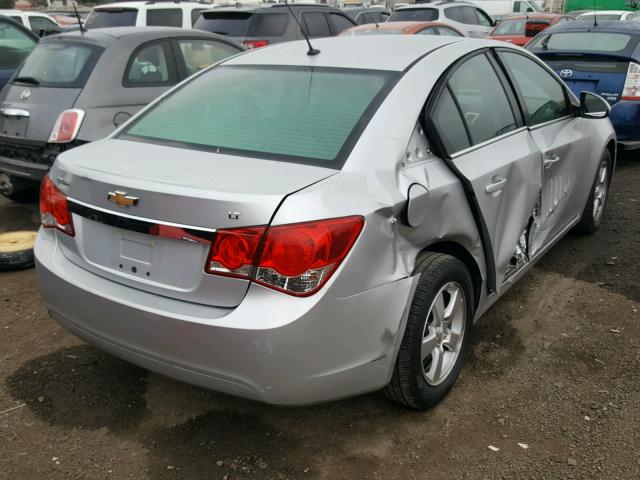 1G1PK5SB3E7163799 - 2014 CHEVROLET CRUZE LT SILVER photo 4