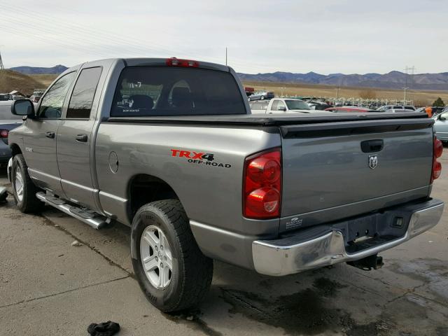 1D7HU18298J125965 - 2008 DODGE RAM 1500 S GRAY photo 3