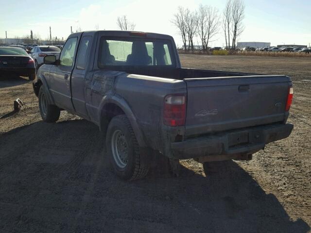 1FTZR45E24PB13745 - 2004 FORD RANGER SUP GRAY photo 3